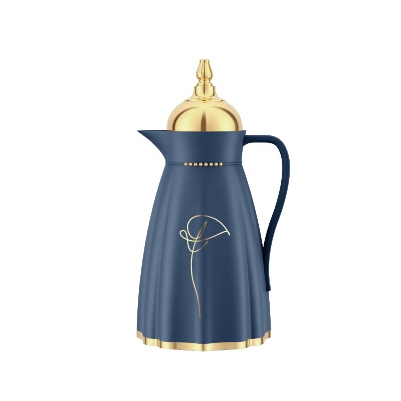 SUNLIFE brand fast delivery exquisite Thermos with white glass liner high quality Arabic style Coffee Pot