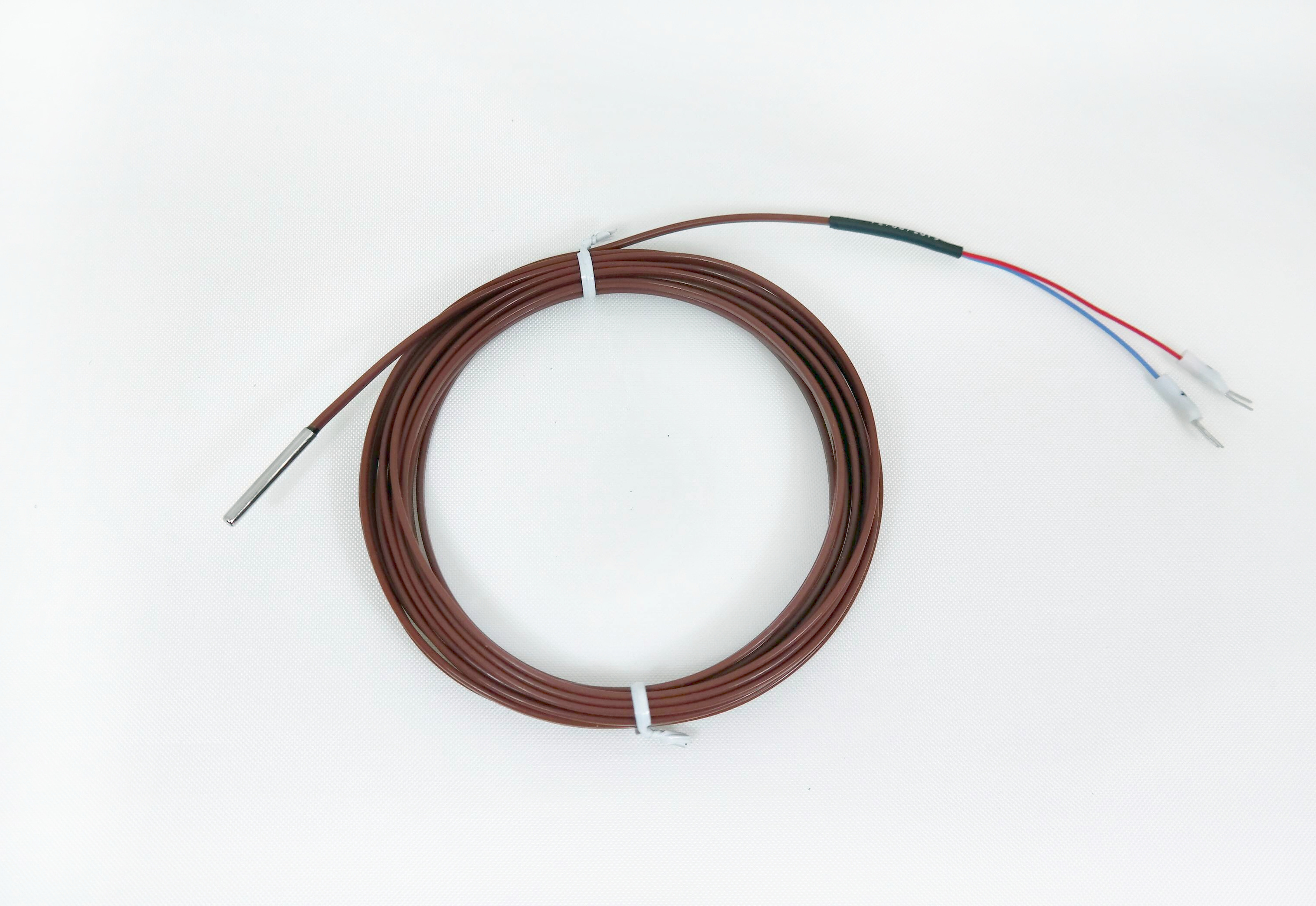 Temperature Sensor Stainless Steel Cable Lug & Split Wire Thermocouple Sensor With Lead Wire