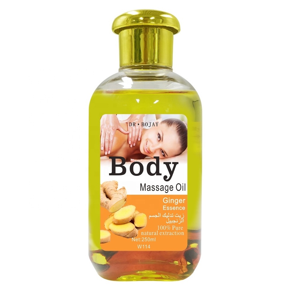 DR.BOJAY Organic Ginger Massage Oil 100 Pure Essential Oil (new) For weight loss Ginger body oil