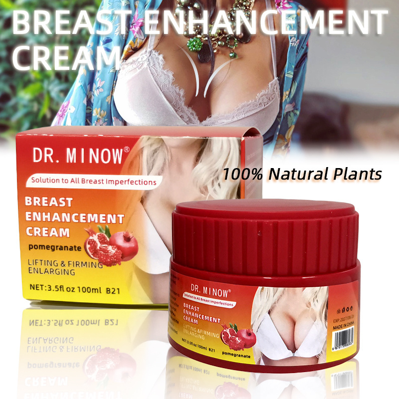 DR.MINOW Private Label Sexy Ladies Breast Firming Lifting Pomegranate Breast Enhancement Cream