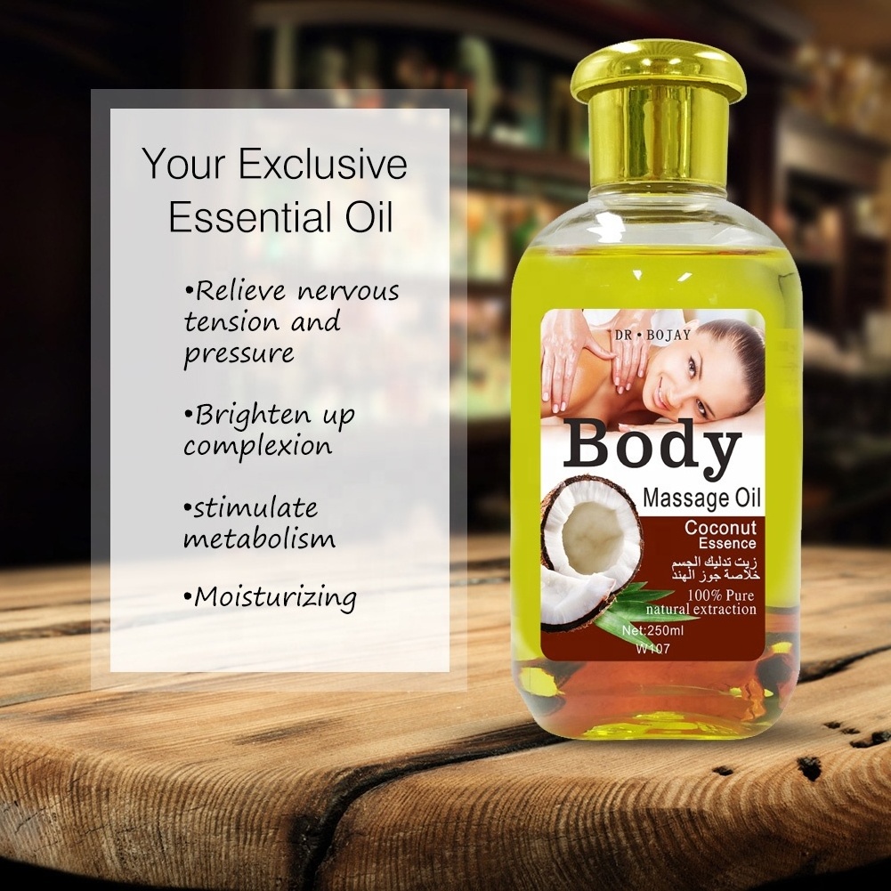 DR.BOJAY Private Label Hot Selling Organic Coconut  100% Natural Extracted Organic Massage Wholesale skin care set (new)