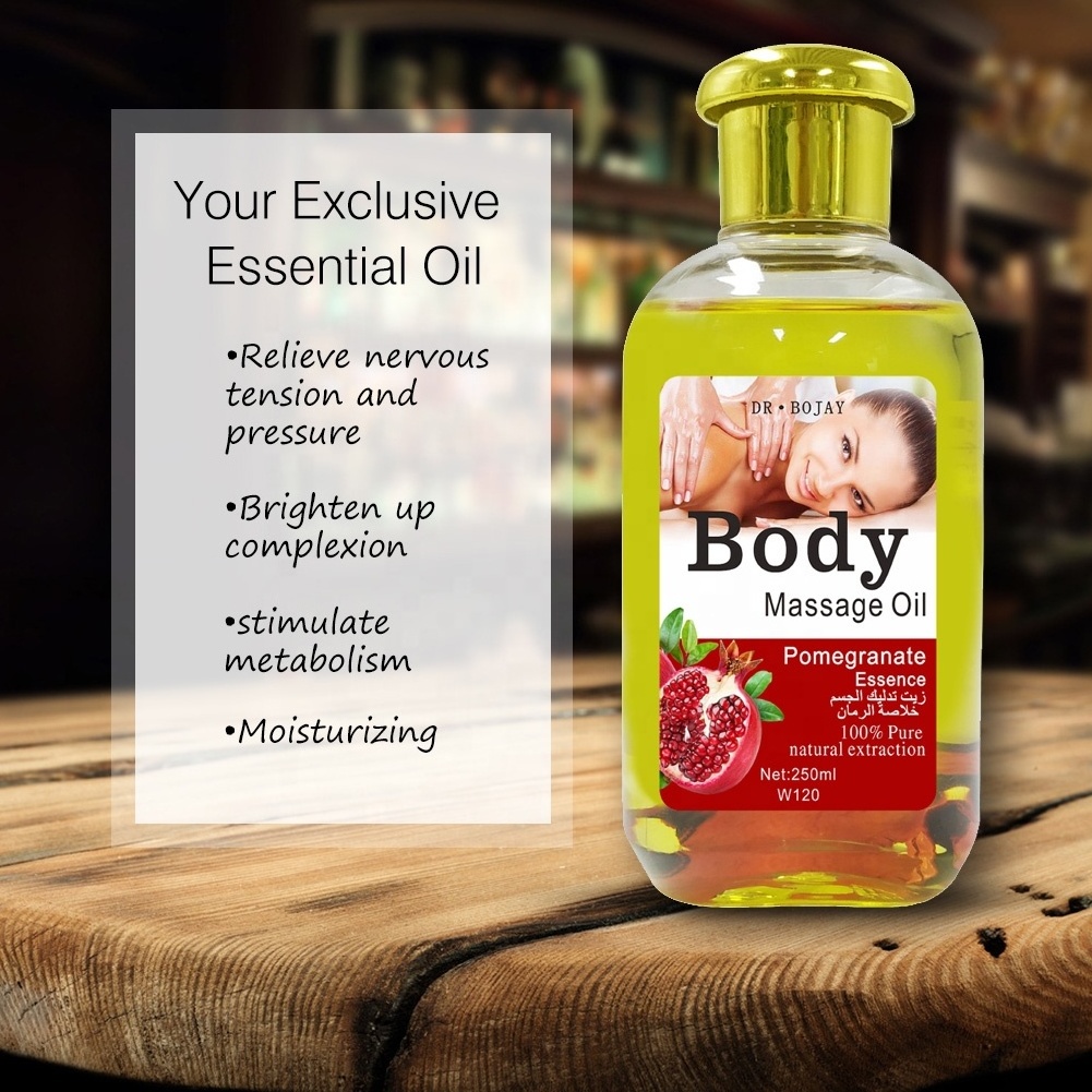 DR.BOJAY Private Label 100% Pure Natural Organic pomegranate seed beauty  Hair Face For Skin Body Skin Care Set Essential Oil