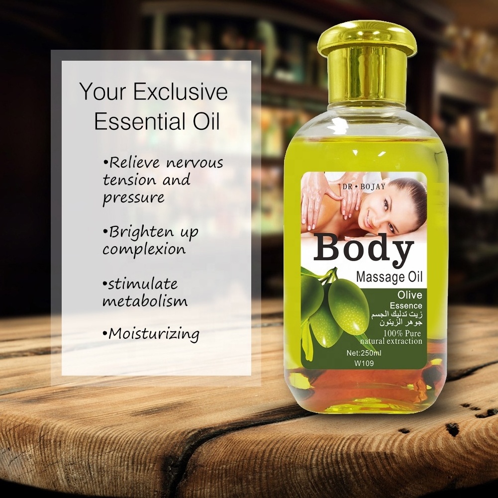 DR.BOJAY High Quality Hot Selling for All Skin Care for breast enlargement Extra Virgin 250ML Organic Olive Essential oil