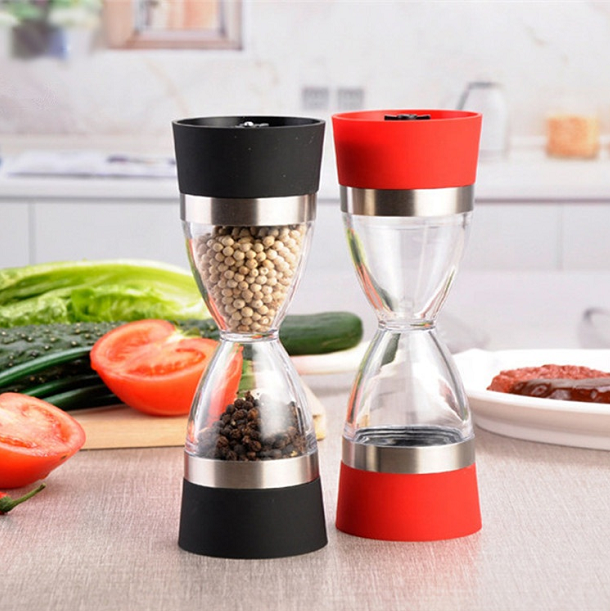 High quality manual spice stainless steel pepper salt mill molinillo de sal de pimienta de acero inoxidable de especias manual