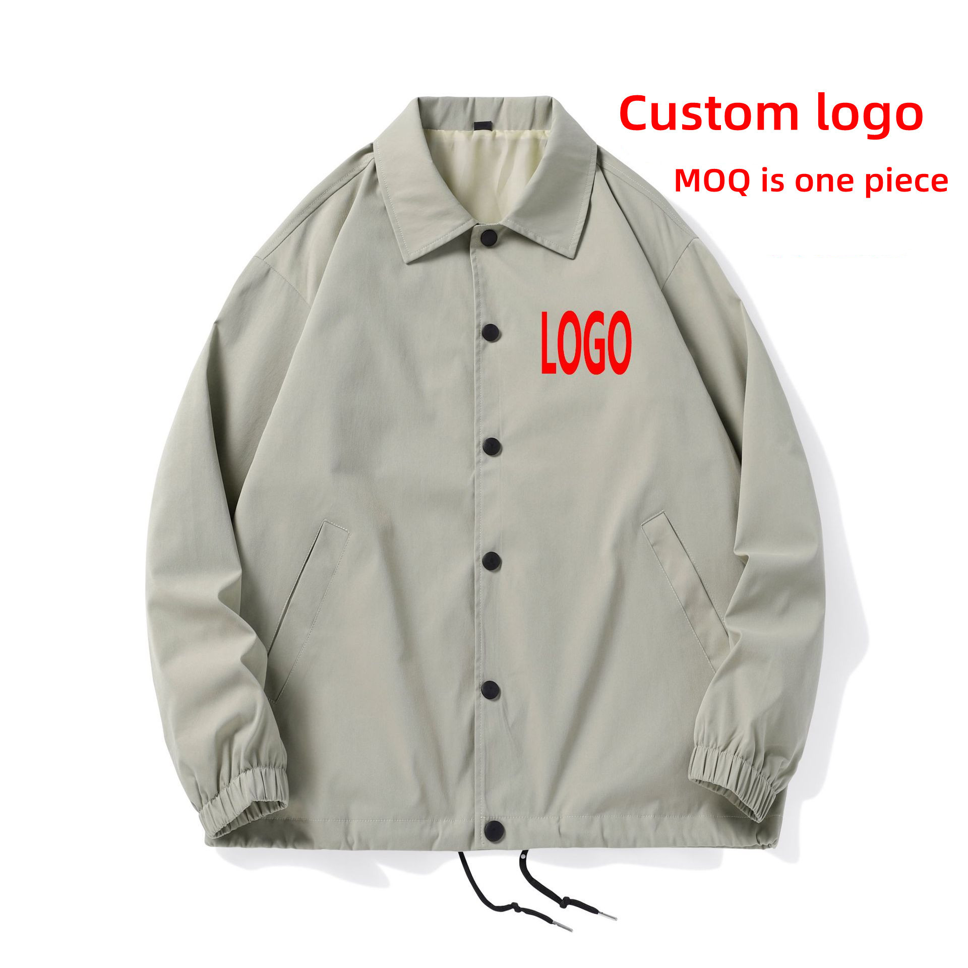 trend  mens casual custom coaches jacket with windbreak coats men plus size men's nylon jacket