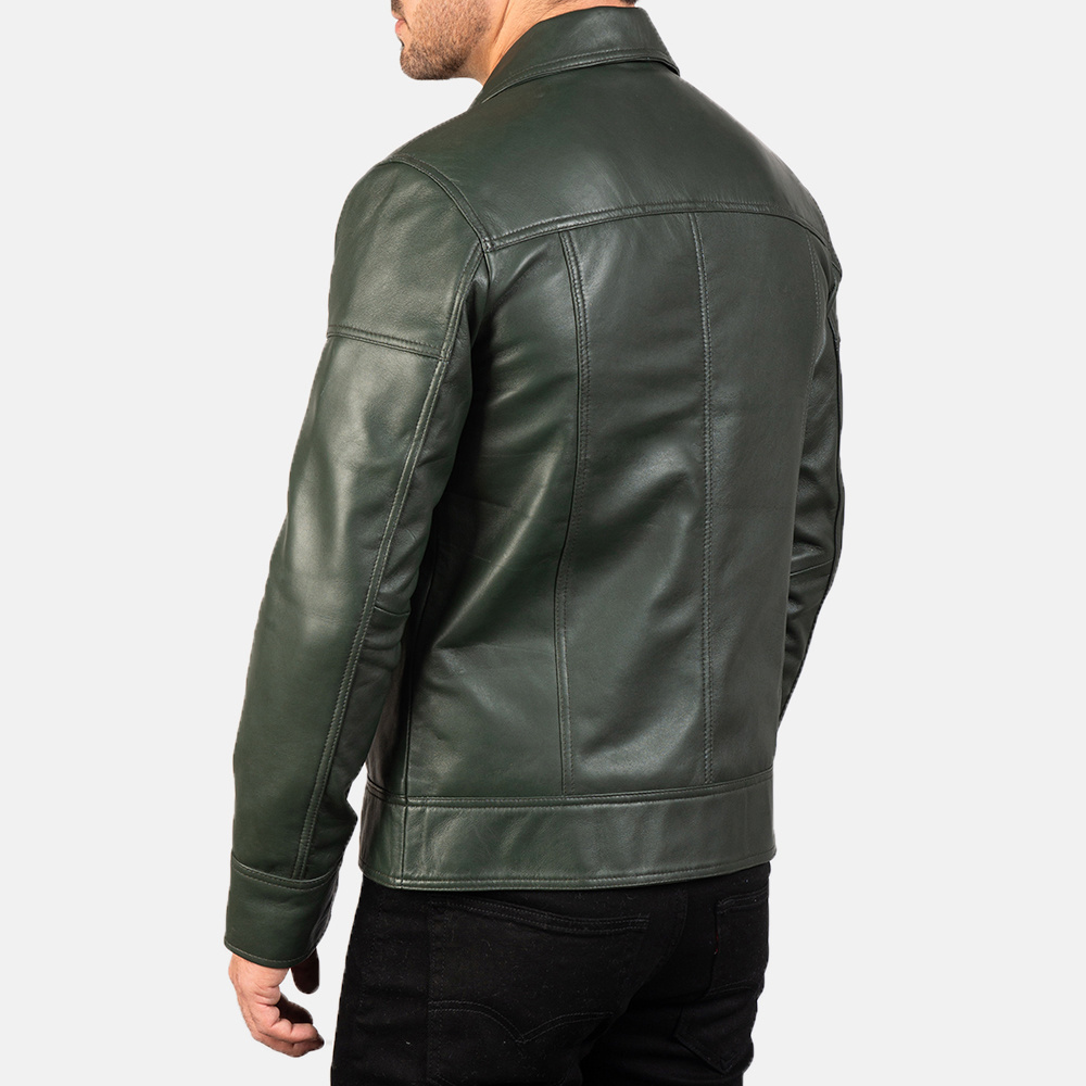 2024 High Quality Water Resistant Cow Leather Jacket Men, Custom Color 100% Leather Jacket Men