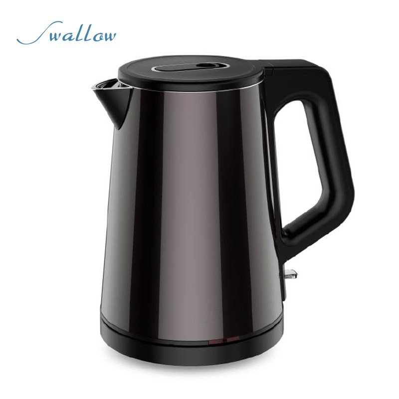 1.0L Colored Stainless Steel Electric Kettle 1000W Hot Water Kettle Tea Boiler, BPA Free