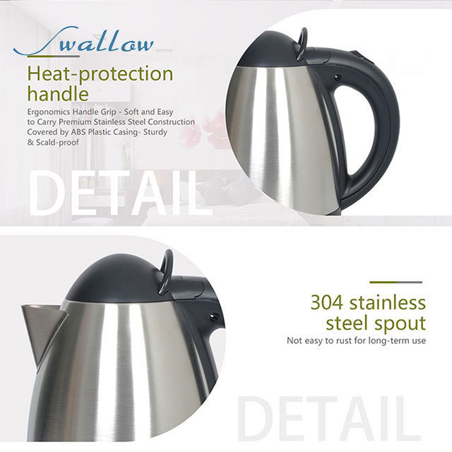 Welcome Dome Products Standards Kettle,Hotel Guest Room Kettle Tea Tray Set