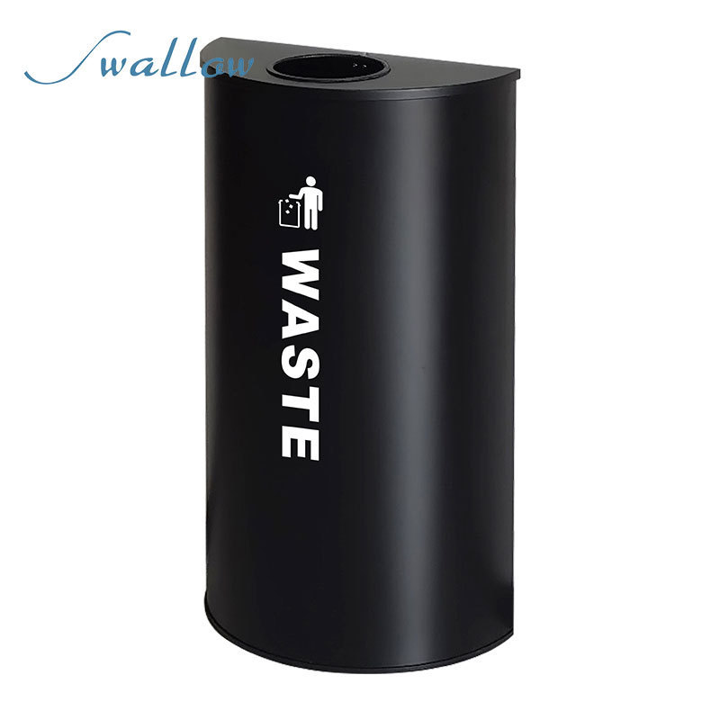 Custom Size Wheelie Industrial Plastic Waste Bin Sallow Outdoor Rubbish Trash Bin Garbage Can Dustbins with Wheels for Sale