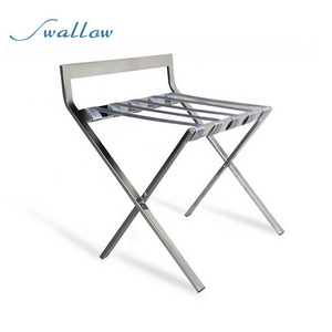 Stainless Steel Folding Luggage Rack/Holder For Sale, Hotel Suitcase Rack For Guest  Rooms/Bedroom