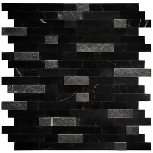 Sunwings Natural Stone Peel and Stick Tile | Stock in US | Quality Adhesive Mosaic Wall Tile For Interior Decoration