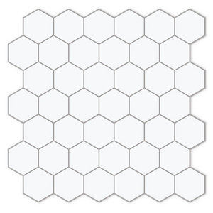 Sunwings Peel and Stick Hexagon Tile | Stock in US | Stone Composite Kitchen Backsplash Mosaic And Bathroom Wall Tile