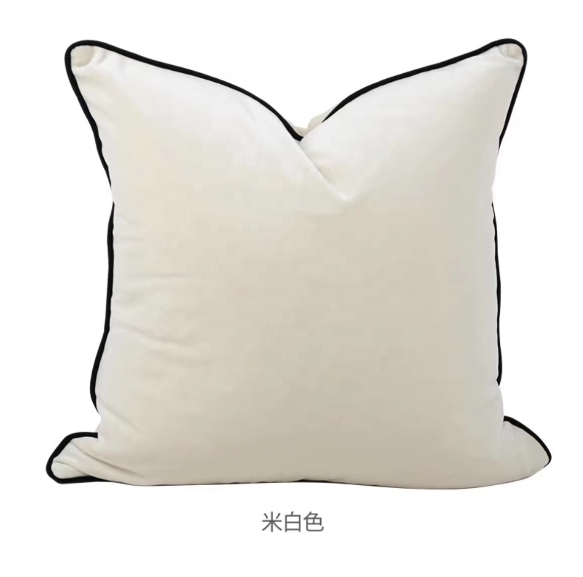 Cheap Plain Color Solid Design Best Quality Velvet Throw Pillow Covers