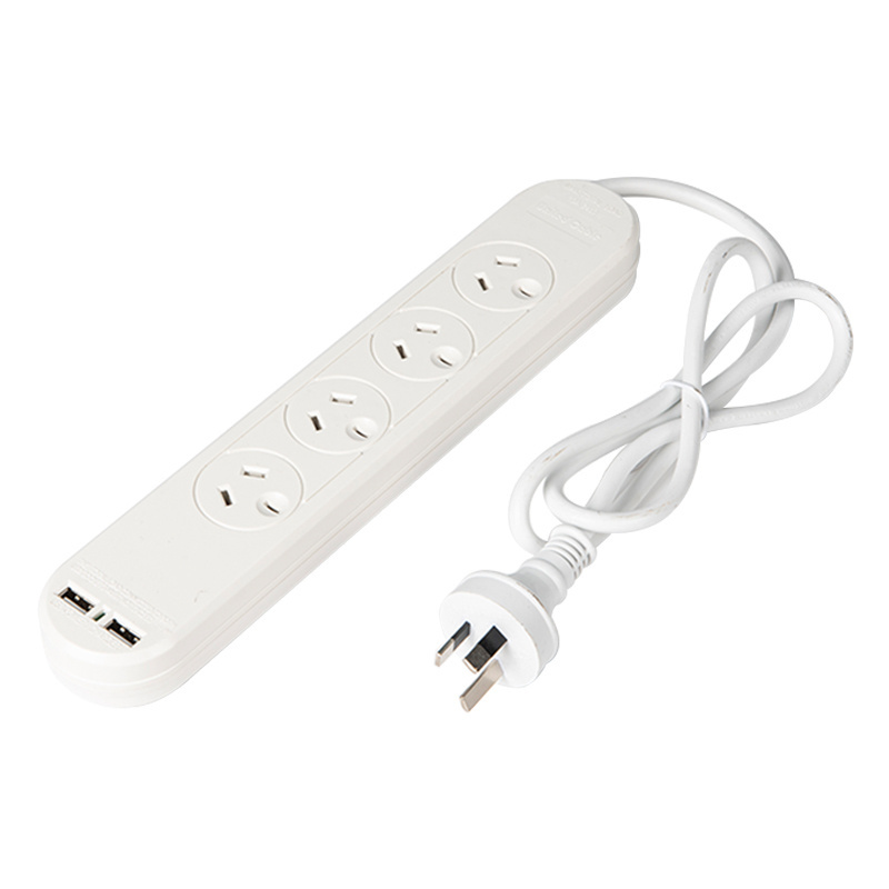 Australia Electrical Accessories Electric Plug Switch Smart Adapter Extension Board Socket with 4 Outlet 4 USB Ports