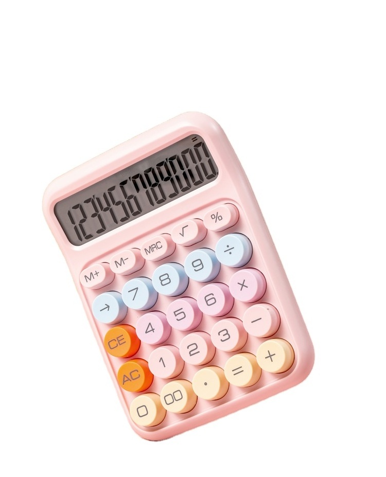 Desktop Standard Calculator 12 Digit Sensitive Button Handheld Cute Calculator