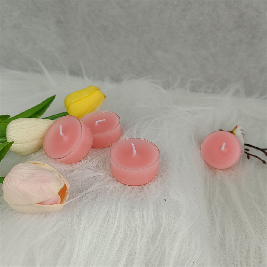 OEM/ODM Bulk Wholesale Colored Mini Tealight Candles Paraffin Wax Scented Tea Lights for Wedding Small Votive Candles Tealight