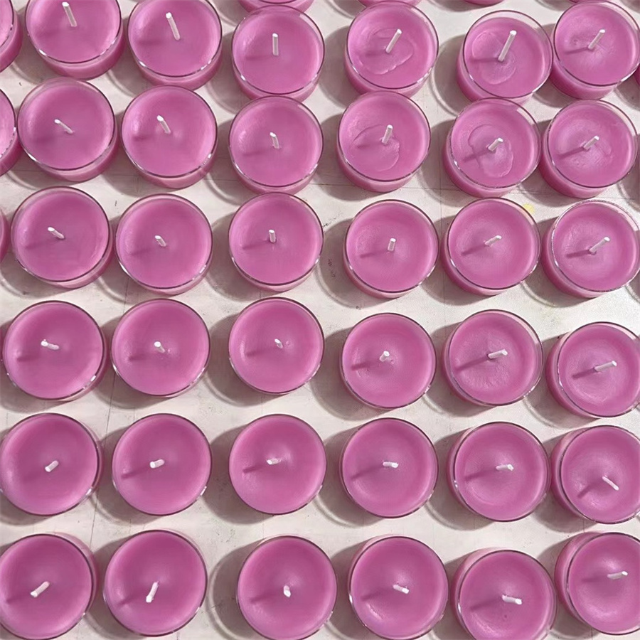 Factory Wholesale Color Scented Tealight Candles Christmas Holiday Small Votive Tea Candles 24/48Pcs Smokeless Tea Lights Candle