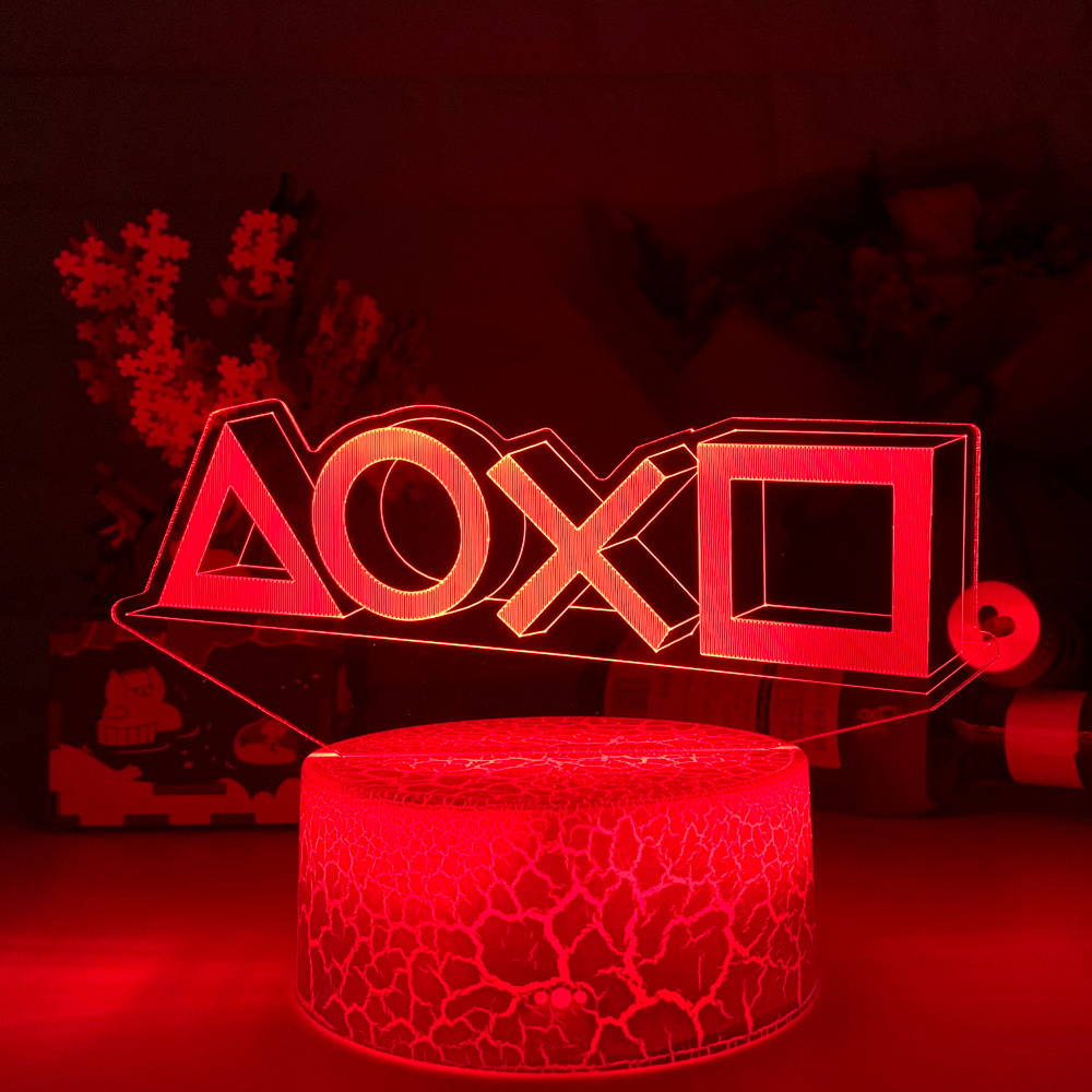 Acrylic 3d Iamp Playstation Neon Sign Led Night Light for Bedroom Decor Event Prize Game Shop Idea Playstation Desk Night TW-517