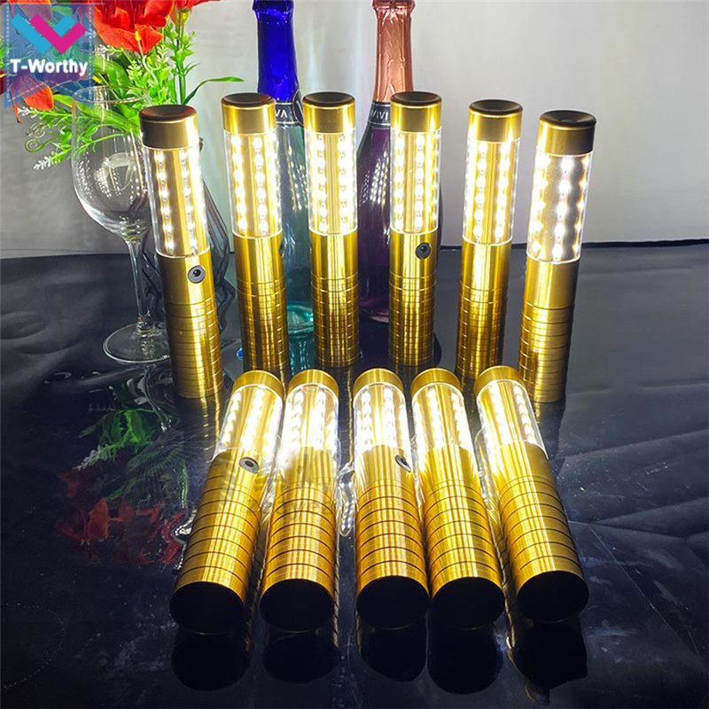 Rechargeable LED Strobe Baton Flash LED Stick Sparklers Bottle Strobe Baton for Champagne Bottle KTV Bar Club Party