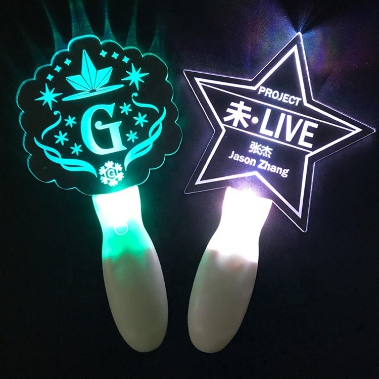 High Quantity Customized 15 colors Led Stick, Acrylic K pop Light Stick  for Event, Concert