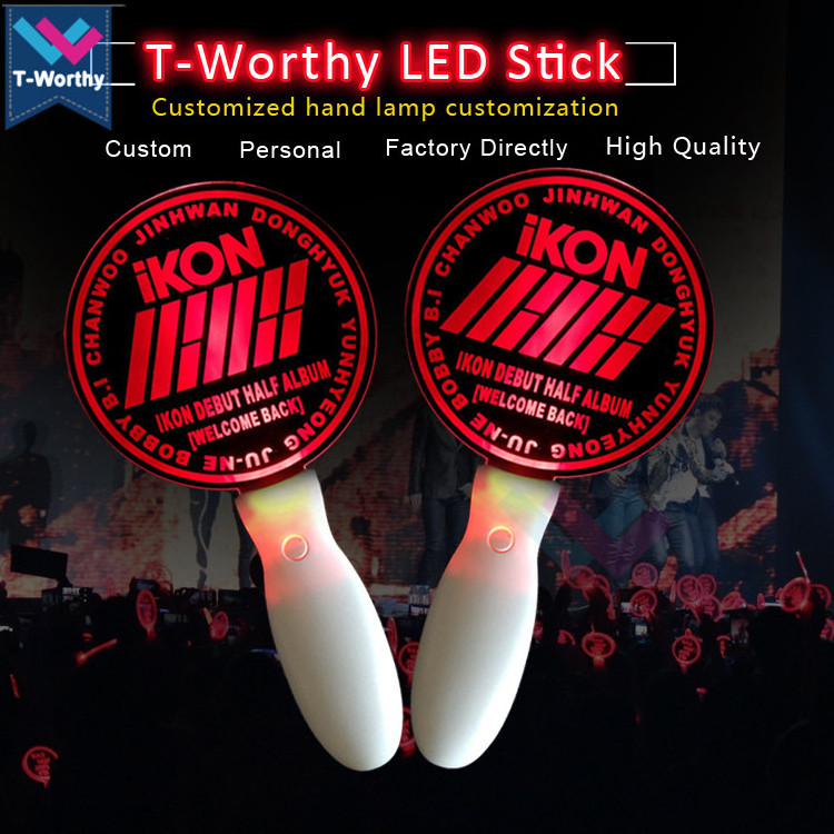 High Quantity Customized 15 colors Led Stick, Acrylic K pop Light Stick  for Event, Concert