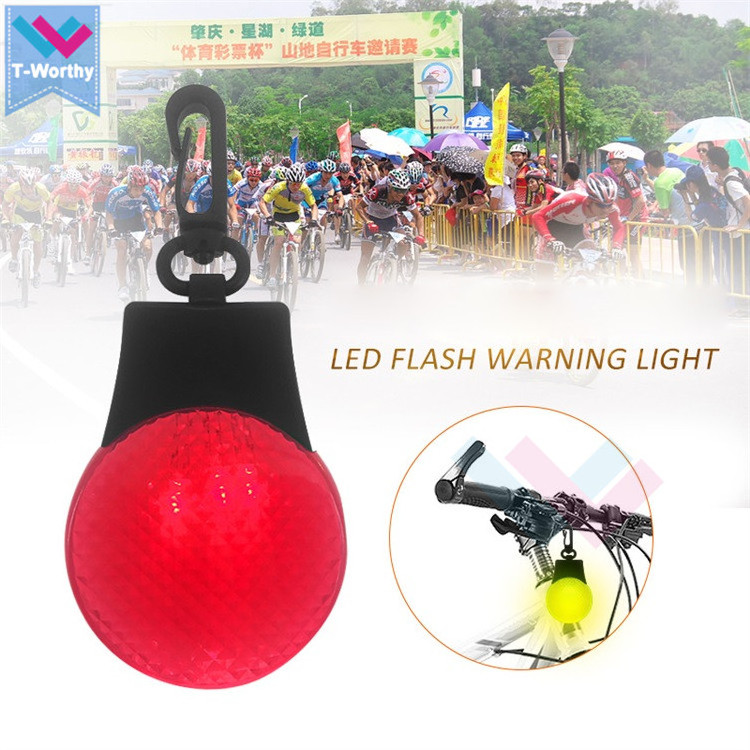 Cheap Reflective LED Bike Warning Safety Light LED Keychain Light For Bag