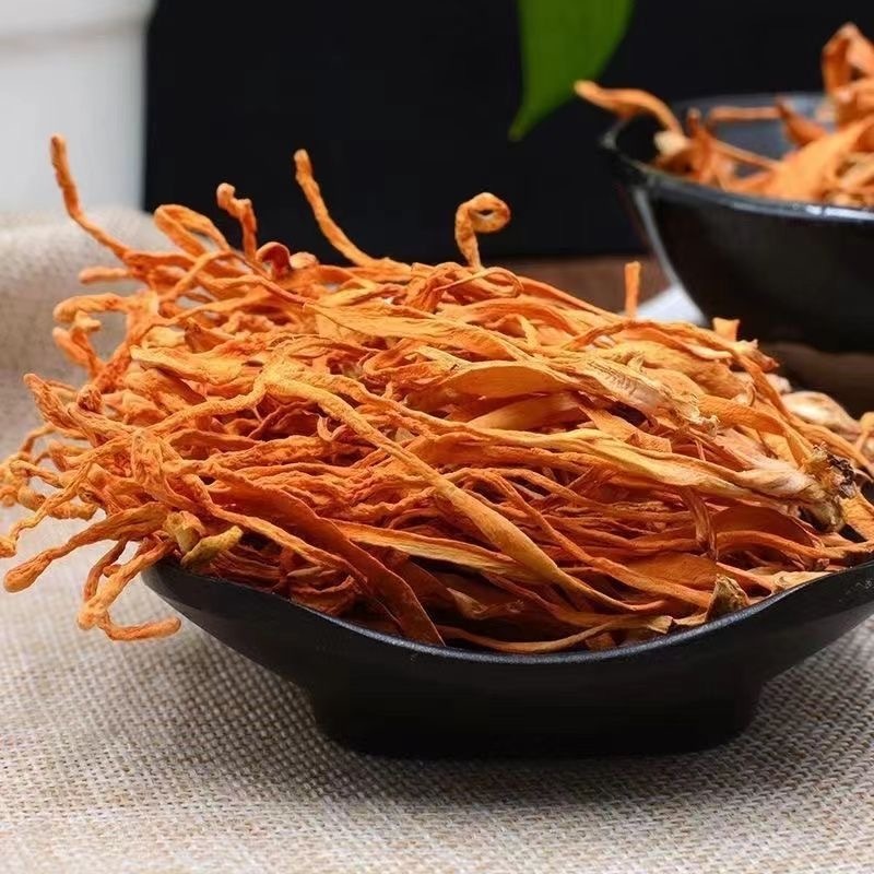 Wholesale 3A Mycological Herbal Fungi Natural Yellow Cordyceps Militaris Flower Pure Mushroom Food Grade Raw Material