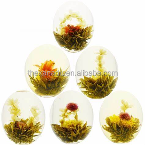 Xanadu 20 Flavor Beautiful Flowering EU Food Standard Blooming Tea Ball Natural Healthy Flower Organic Balls Fruit Flavors