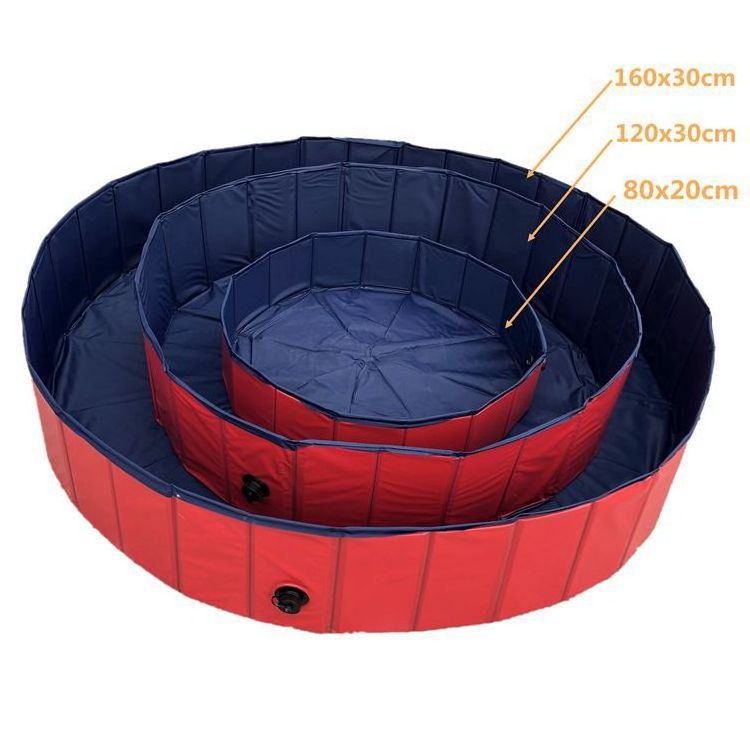 Inflatable Pet Pool Indoor Outdoor Custom Foldable PVC Collapsible Swimming Tub Bath Wading Pool for  Dod Cat