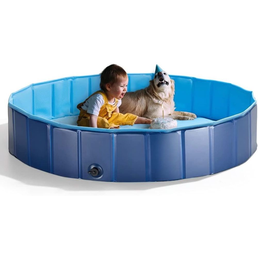 Inflatable Pet Pool Indoor Outdoor Custom Foldable PVC Collapsible Swimming Tub Bath Wading Pool for  Dod Cat