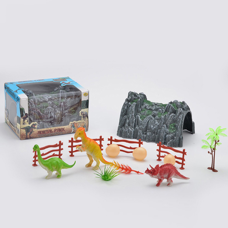 With egg mountain dinosaur set plastic toy manufacturer