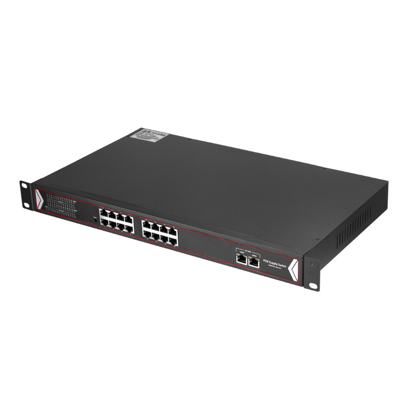 16 Port Gigabit POE Network Switch With 2 Port Gigabit Ethernet Port POE Switch