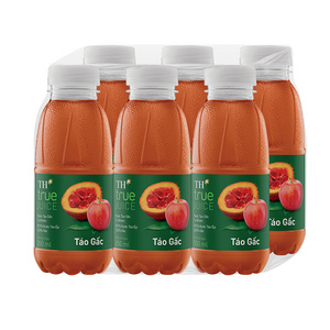 Natural Juice - Apple Gac Fruit (99.7% Apple Juice, 0.25% Gac Puree) 350 ml Wholesale Carton Packaging From Viet Nam