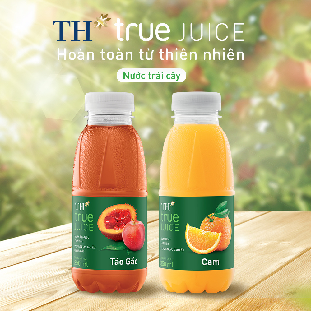 Natural Juice - Apple Gac Fruit (99.7% Apple Juice, 0.25% Gac Puree) 350 ml Wholesale Carton Packaging From Viet Nam