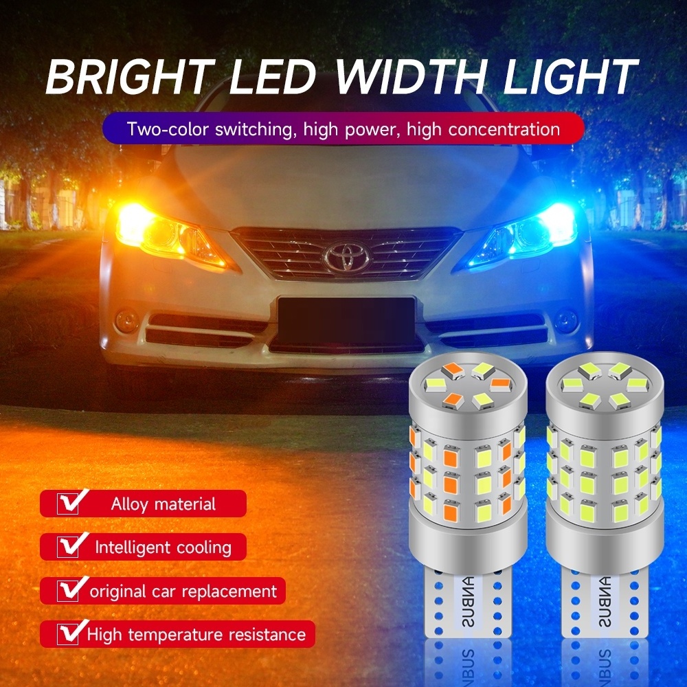 T10 W5W 168 194 LED Bulbs 42SMD 2016Chips No Error Car License Plate Lights Door Lamp 9-36V CanBus light