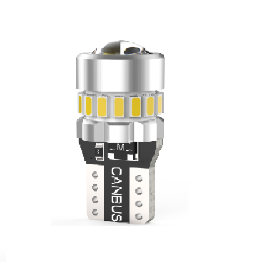 T10 Canbus Car Interior Led Light Bulb With Lens W5W 4014 Chips 18SMD Non-Polarity Width Light License Plate Light 10-18V