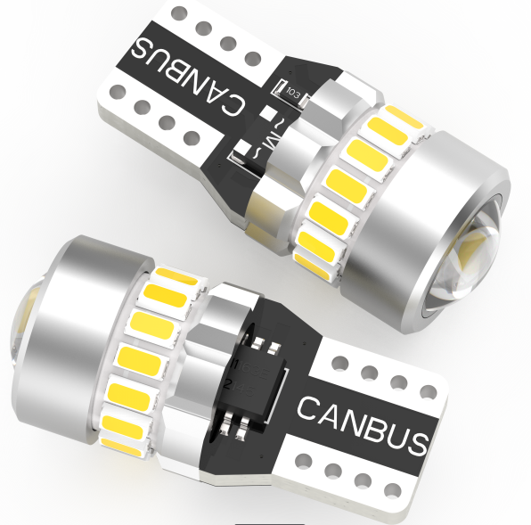 T10 Canbus Car Interior Led Light Bulb With Lens W5W 4014 Chips 18SMD Non-Polarity Width Light License Plate Light 10-18V