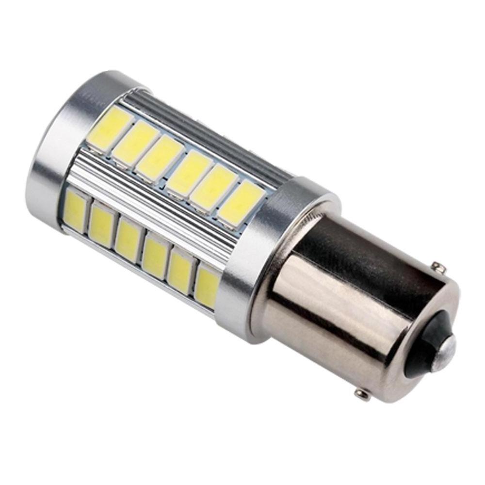 1156 BA15S P21W 1157 BAY15D P21/5W Sokcet led bulb 5630 5730 Chip 33 SMD Flashing Car Brake Light DC 12V Auto Reverse Lamp