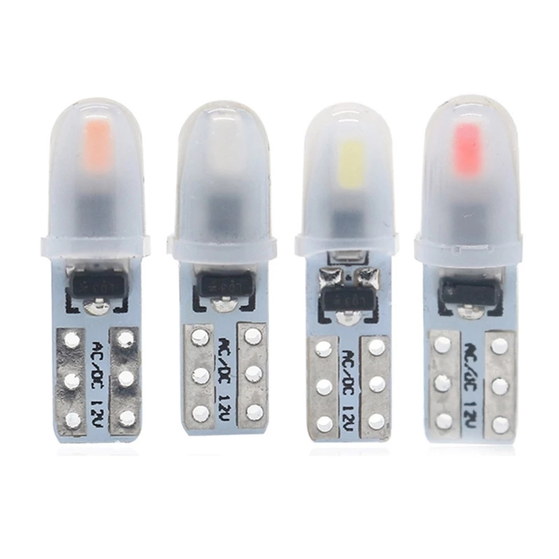 Width Indicator Small Lamp Plug Bulb T5 3014 2smd LED Protect Car Instrument Light Reading Door License Plate Wedge Lamp