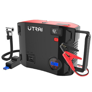 Utrai 2000A Jump Starter Vehicle Emergency Tools With Air Pump Powerbank Jumpstart with LED Light Tire Inflator OEM Factory