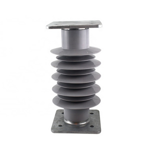 Excellent anti corrosion performance stainless steel composite material post type 25 kv railway insulator