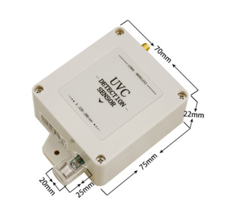 Wall Mount Ultraviolet Rays Sensor Wireless UV Detection for Disinfection and sterilization