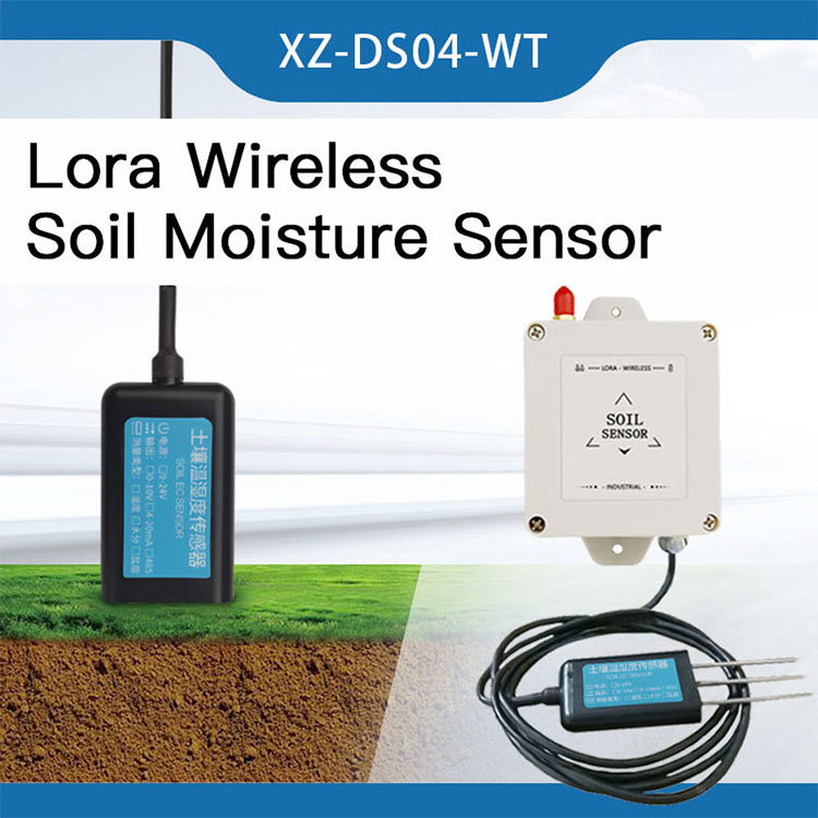 Lora Wireless Soil Water Temperature Humidity Sensor Soil Moisture Sensor for Agriculture