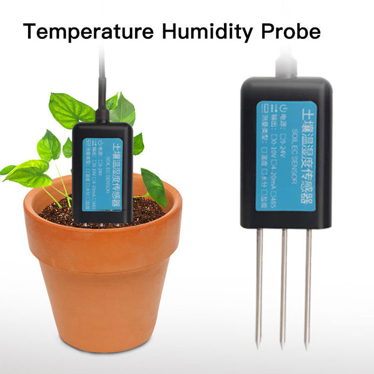 Lora Wireless Soil Water Temperature Humidity Sensor Soil Moisture Sensor for Agriculture