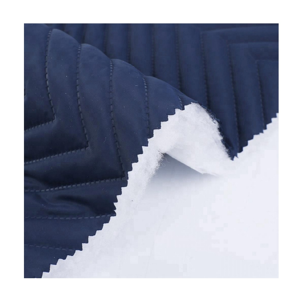 Top quality polyester padding cotton double sided quilting fabric for jacket down wear on sale