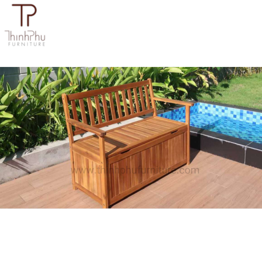 Space saving cushion box Bench - storage bench - wood furniture - Garden Furniture OEM, ODM