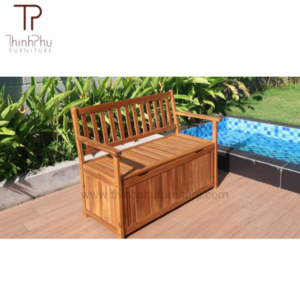 Space saving cushion box Bench - storage bench - wood furniture - Garden Furniture OEM, ODM