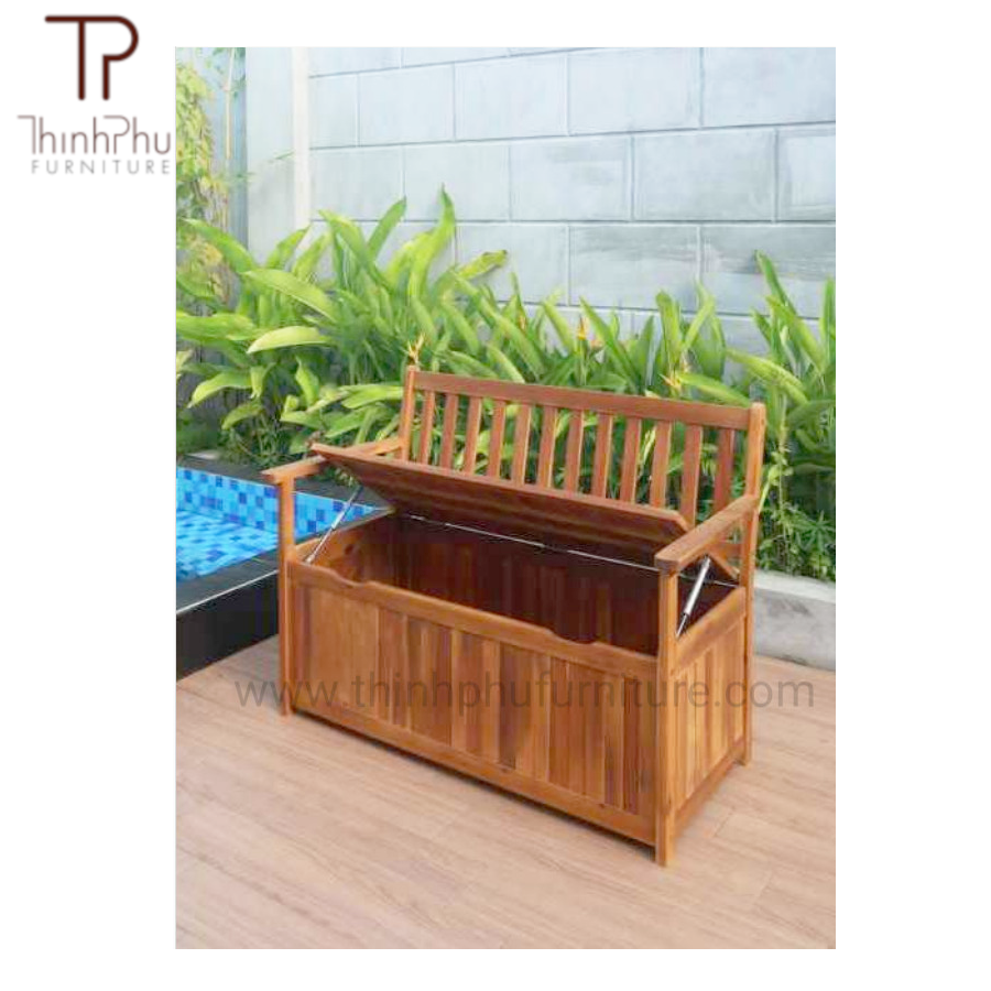 Space saving cushion box Bench - storage bench - wood furniture - Garden Furniture OEM, ODM