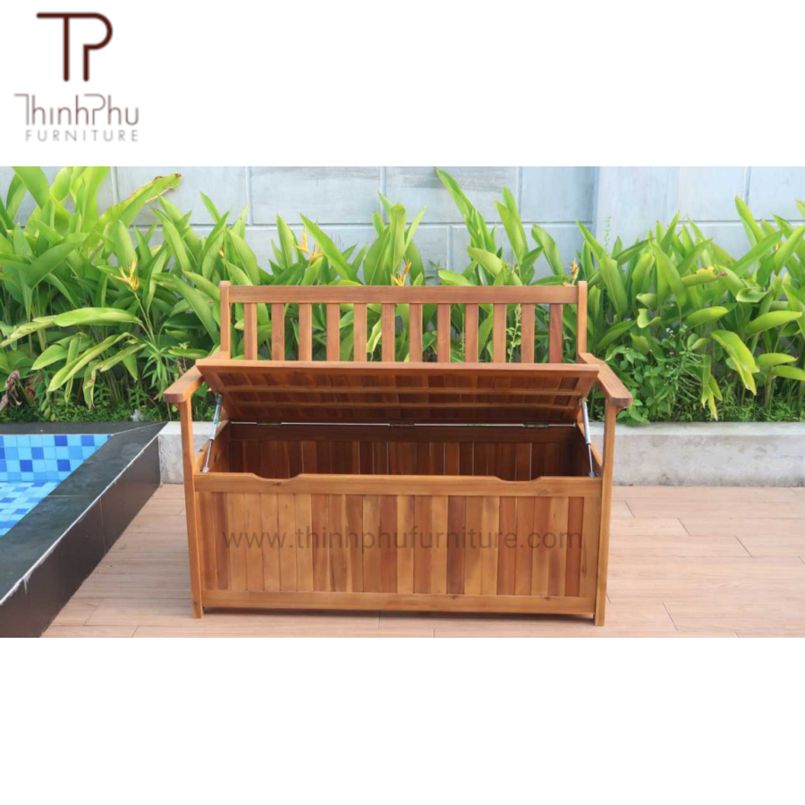 Space saving cushion box Bench - storage bench - wood furniture - Garden Furniture OEM, ODM