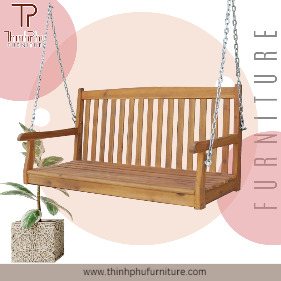 New Design swing Bench wood furniture- outdoor Furniture - Garden Furniture Vietnam Manufacturer